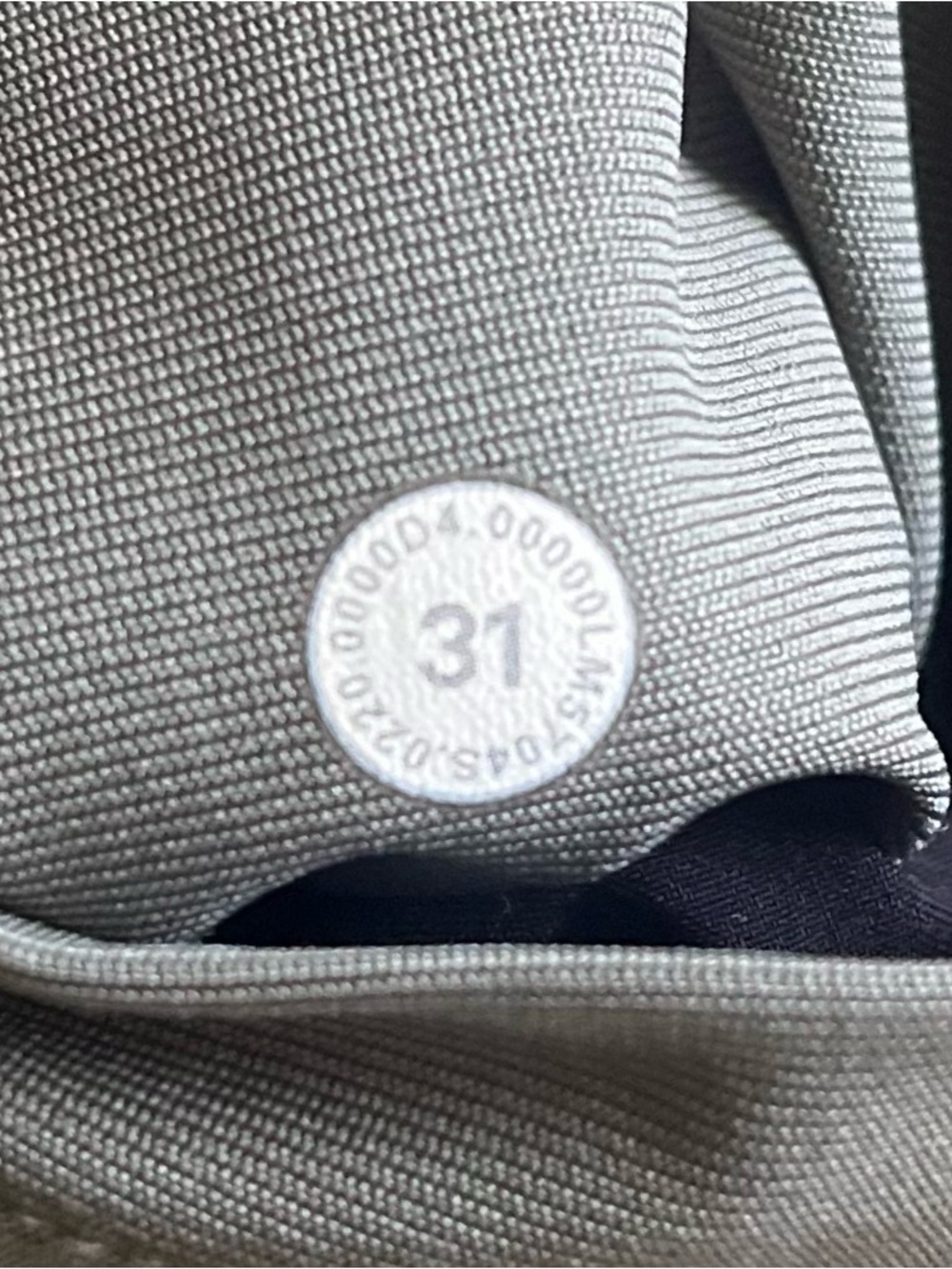 LULULEMON ABC Pant Slim Sage Green Grey Size 31 - Picture 9 of 9